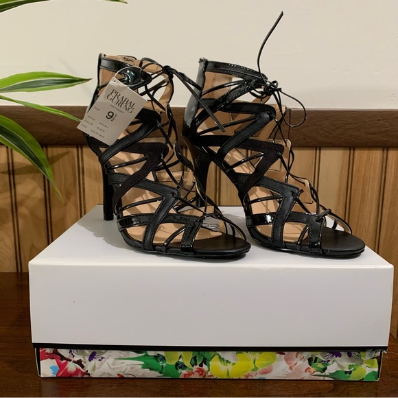 Prabal Gurung for Target Shoes - NIB Prabal Gurung for Target Strappy Lace Up Black Heel (9.5)